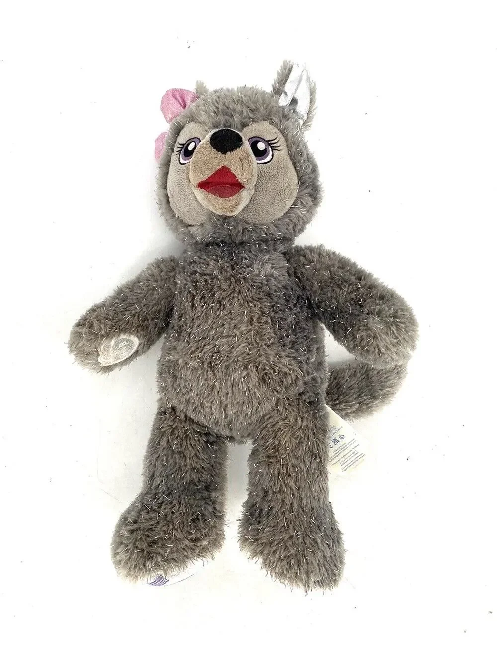 Build A Bear Violet Wolf 25th Anniversary Plush Gray Silver BAB Stuffed Animal